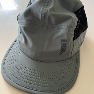 Helly Hansen Gray and Black Performance Running Hat Cap